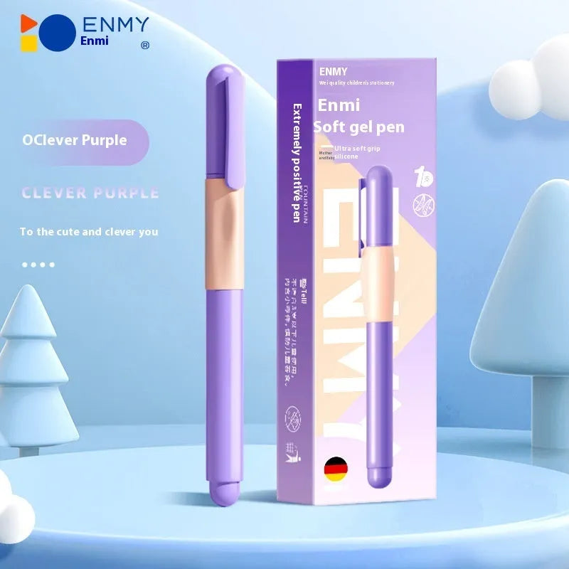 Boxed student posture correction pen in blue, green, purple, and orange colour options.
