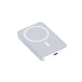 Pink purple white magnetic wireless power bank with 20000mAh capacity and 20W output