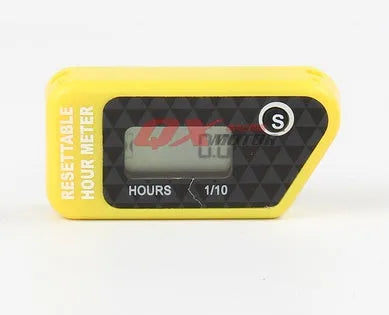 Black waterproof LCD maintenance reminder timer for ATV motorcycle boat lawn equipment