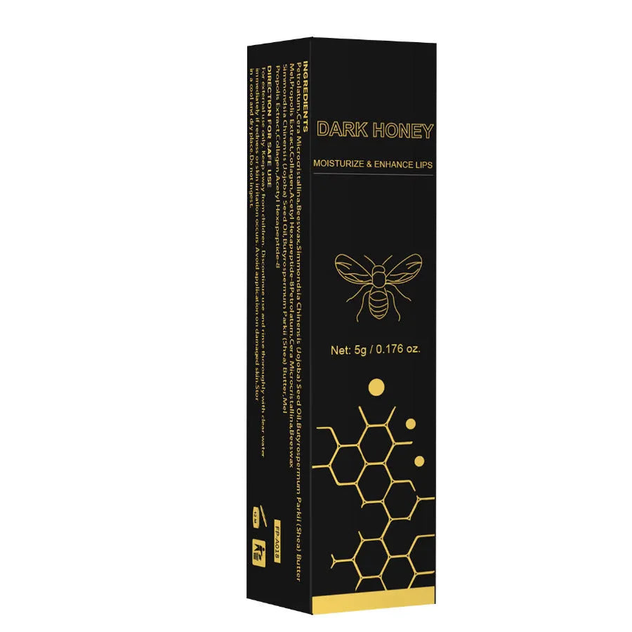 Dark honey lipstick 5g cosmetic bullet with universal formula natural matte finish