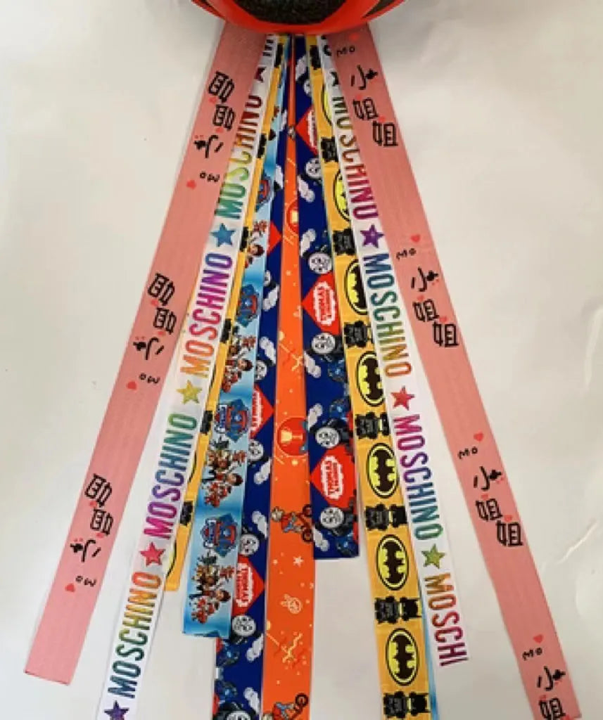 Children's helmet decorative streamer in multiple colour options for roller skating and balancing car safety gear