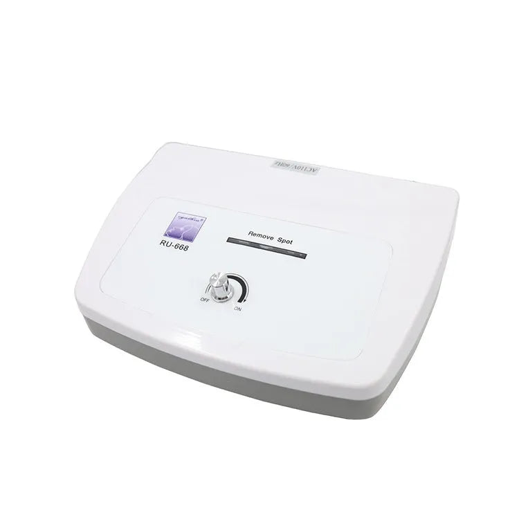 White professional spot removal pen beauty instrument for salon mole removal treatments.