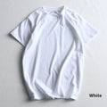 Men's solid colour cotton T-shirt with round neck and short sleeves in multiple colour options