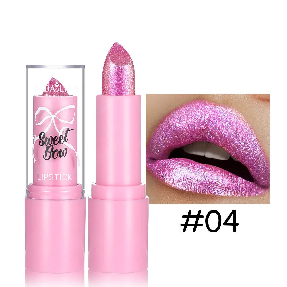Sweetheart Bow XINGX Diamond Lipstick from the Starlight Diamond series in six colour options.