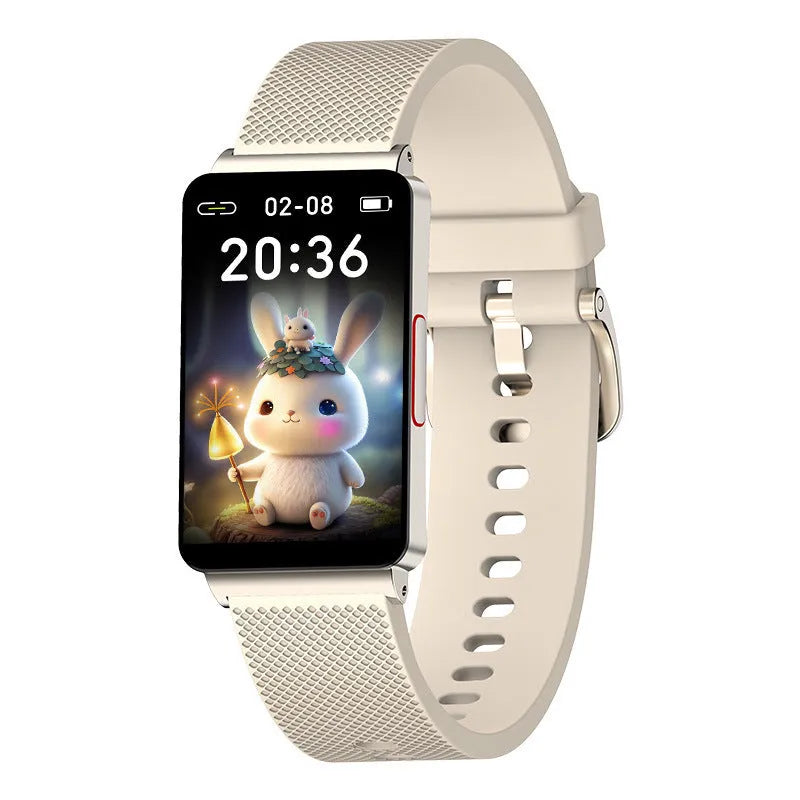 EP08 smart health bracelet with touch screen on TPU wrist strap in black colour option