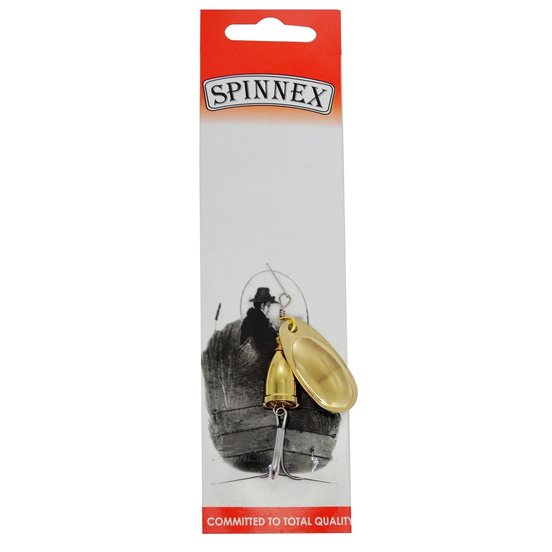 R composite rotating sequins copper bell fishing lure in metallic colours including gold, silver, and rose gold