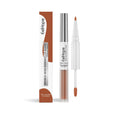 Double-headed lip liner and lacquer pen in Black Coffee Truffle shade showing both applicator ends