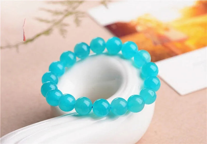 7A grade Amazonite scattered beads in ice colours with polished finish for jewellery making