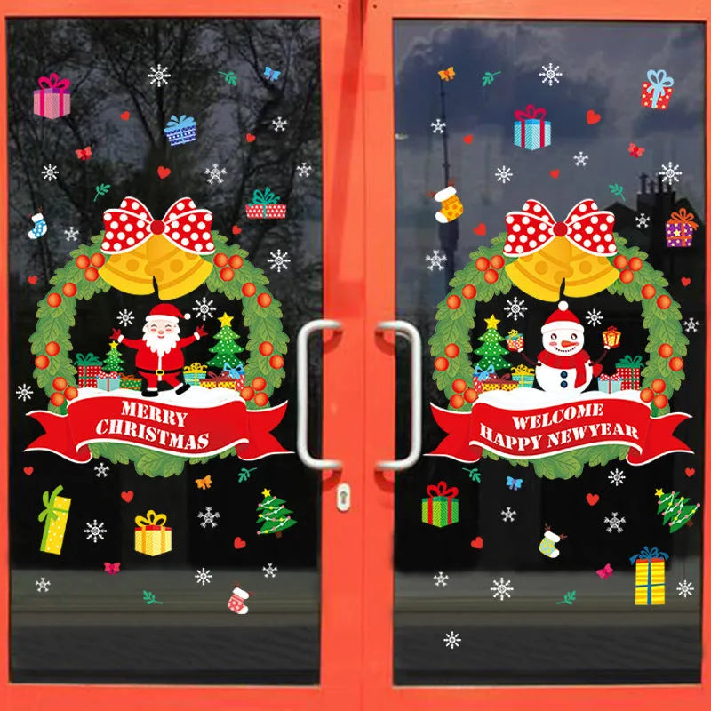 Colourful cartoon anime electrostatic window sticker 60x45cm non-adhesive removable decoration