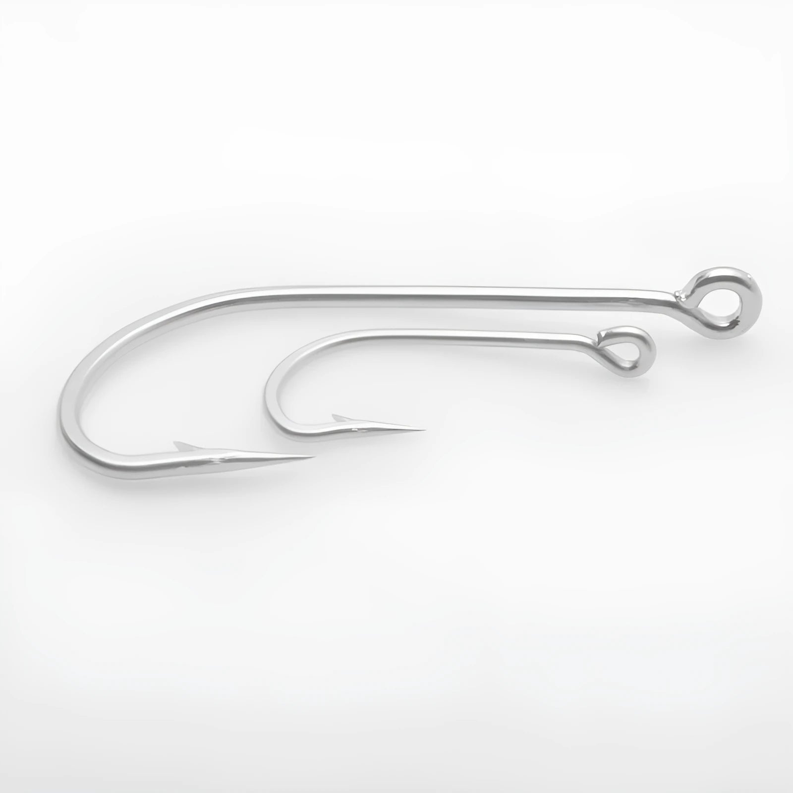 Stainless steel sea fishing hooks in multiple specifications for ocean boat fishing