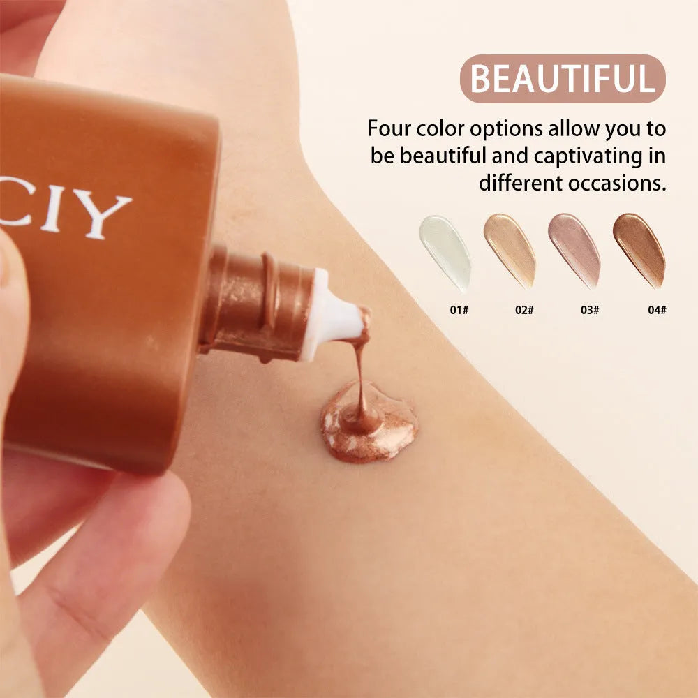 30ML face and body contour liquid in four colour classifications for natural brightening