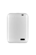 White smart wall mount essential oil diffuser with 150ml tank on a beige wall.