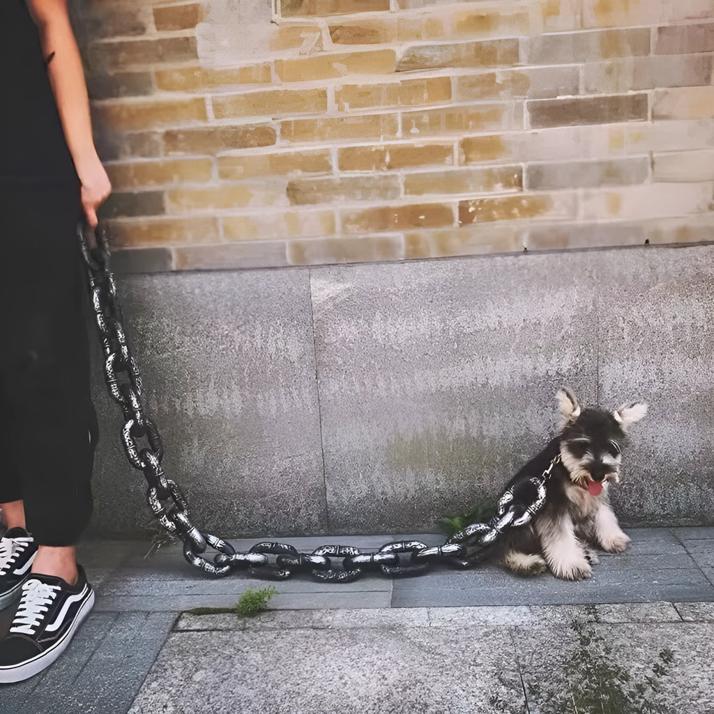 PP material dog leash rope in bronze, antique silver or black colour at 1.5m, 2m or 3m length