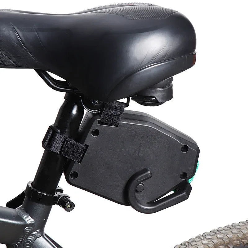 Black plastic bicycle trailer rope for connecting child trailers to adult bikes