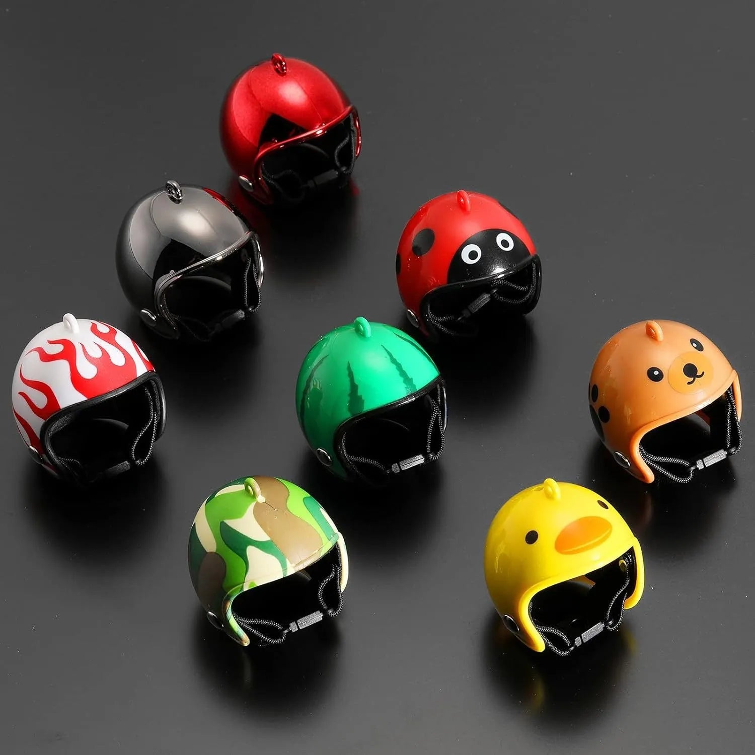 Adjustable pet safety helmet for small chickens and birds with sponge lining