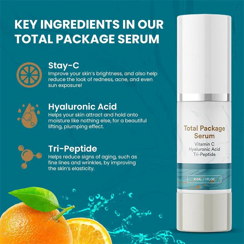30ml facial essence bottle for moisturising and nourishing skincare with brightening benefits