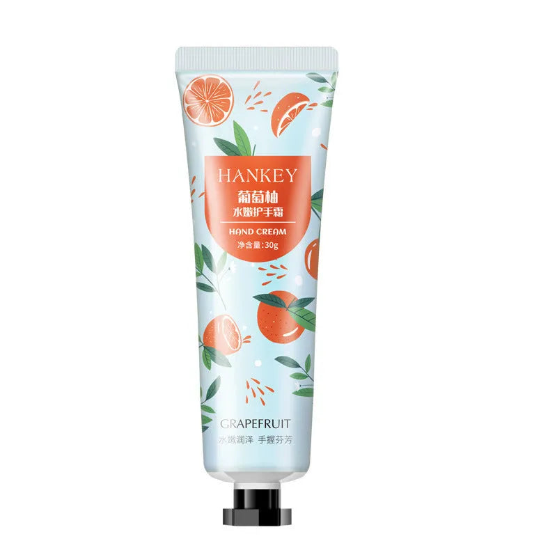 30g fruit scented hand cream tube for moisturising dry skin