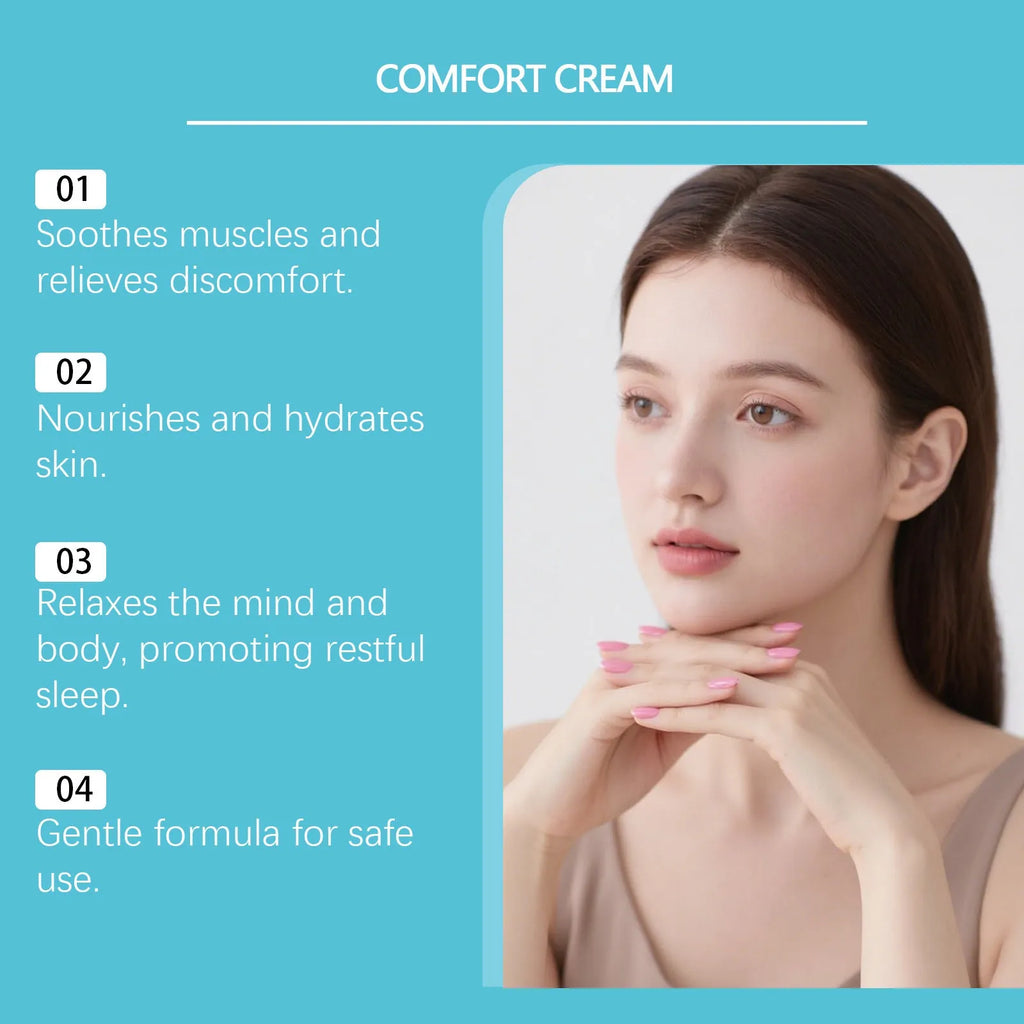 50g jar of gentle hydrating moisturising cream for body skin care.