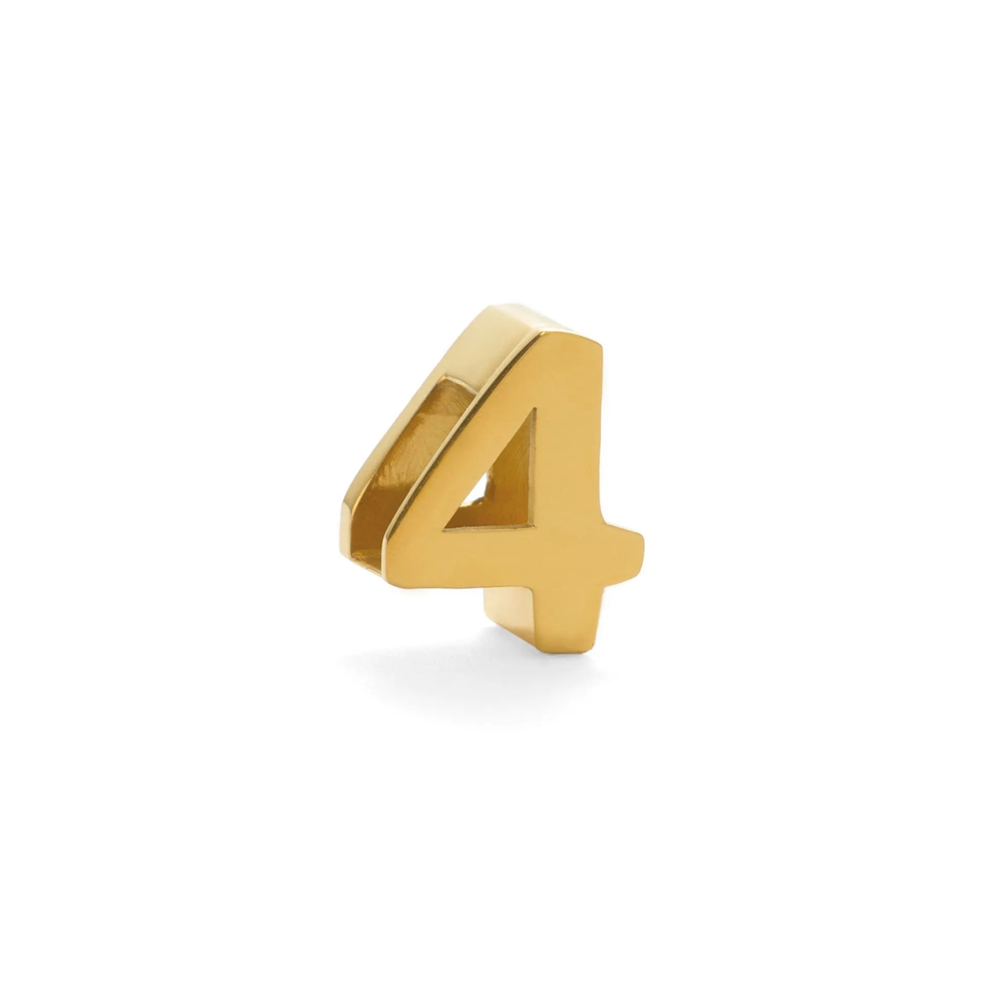 Gold and silver titanium steel necklaces showing letter A and number 7 pendants on 40.5cm chains.