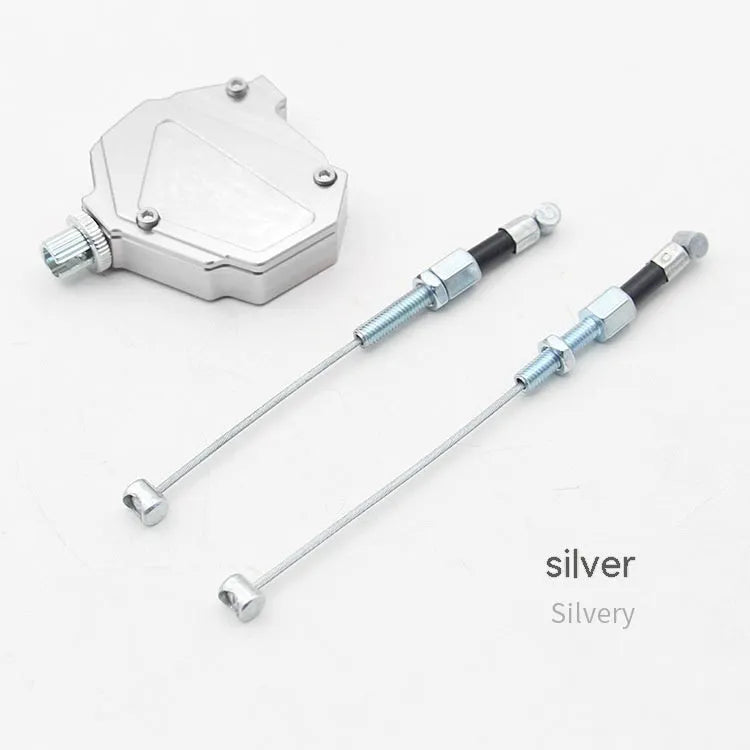 Motorcycle universal clutch labour-saving box in aluminium alloy showing multiple colour options.