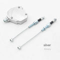 Motorcycle universal clutch labour-saving box in aluminium alloy showing multiple colour options.