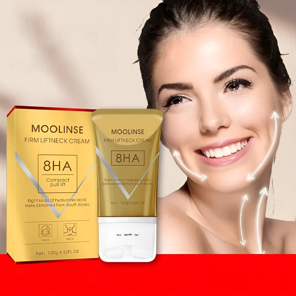 Neck Roller Cream in medium sample size for dry skin moisturising and massage.