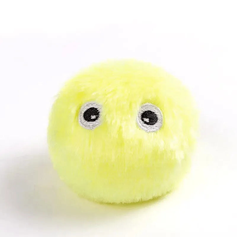 55mm interactive cat toy ball that makes animal sounds when touched by pets