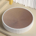 55cm round green cat scratching board with replaceable corrugated paper refills