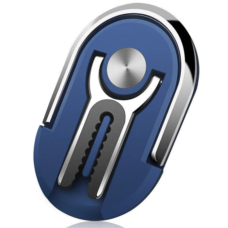 Universal car phone ring bracket in black, silver, blue, gold, or red for dashboard or windscreen mounting.