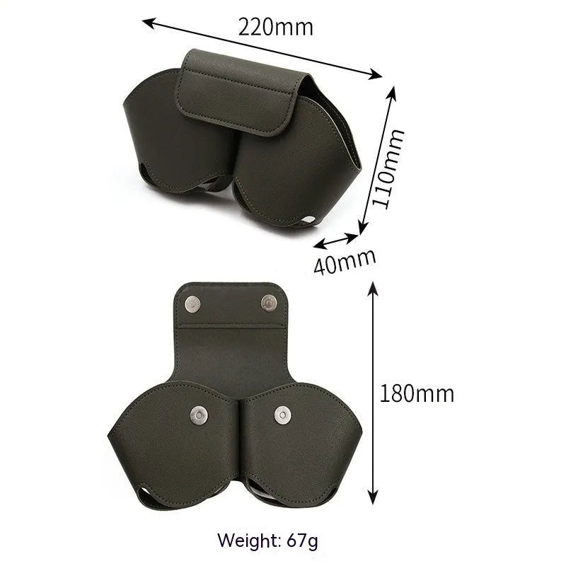 AirPods Max protective case in PU leather with sleeve design, shown in available colours