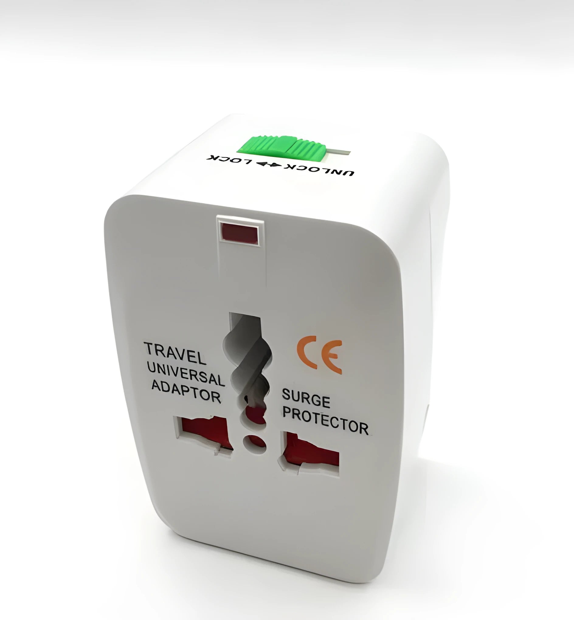 Universal travel adapter plug converter for mobile phone charging with 73x50x39mm compact size
