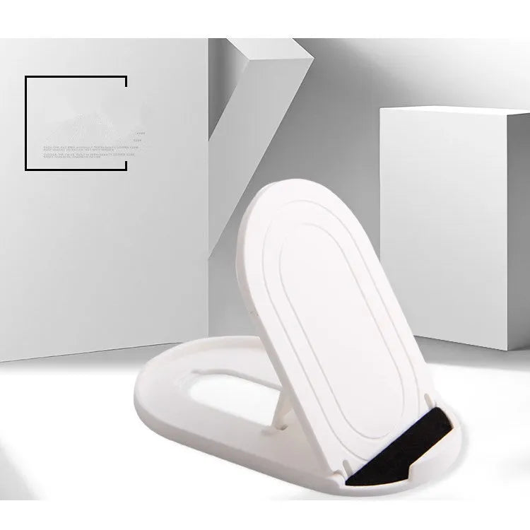 Plastic mobile phone stand bracket in six colour options for universal phone support
