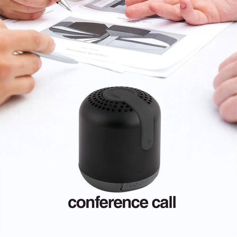 Hieha XQ11 cylinder-shaped wireless Bluetooth speaker in metal housing