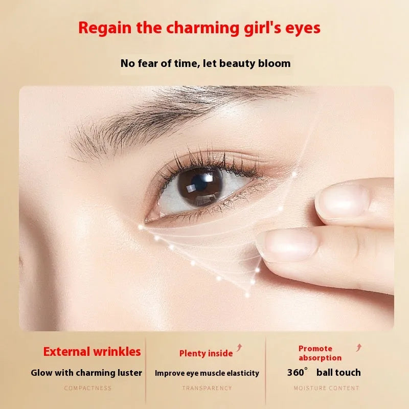 Red packaged 20ml eye anti-wrinkle massage essence oil with hydrating, moisturising and firming properties