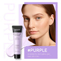 30g makeup primer colour correcting kit showing green, pink, and purple moisturising cream tubes