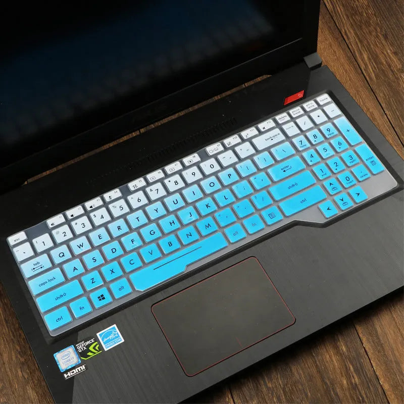 ASUS Flight laptop keyboard protective film cover in translucent colours for 15.6-inch models