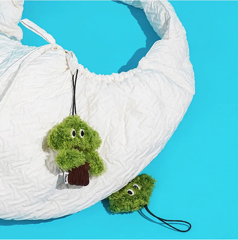 Pine tree shaped cat toy with bag pendant and tease stick for interactive play
