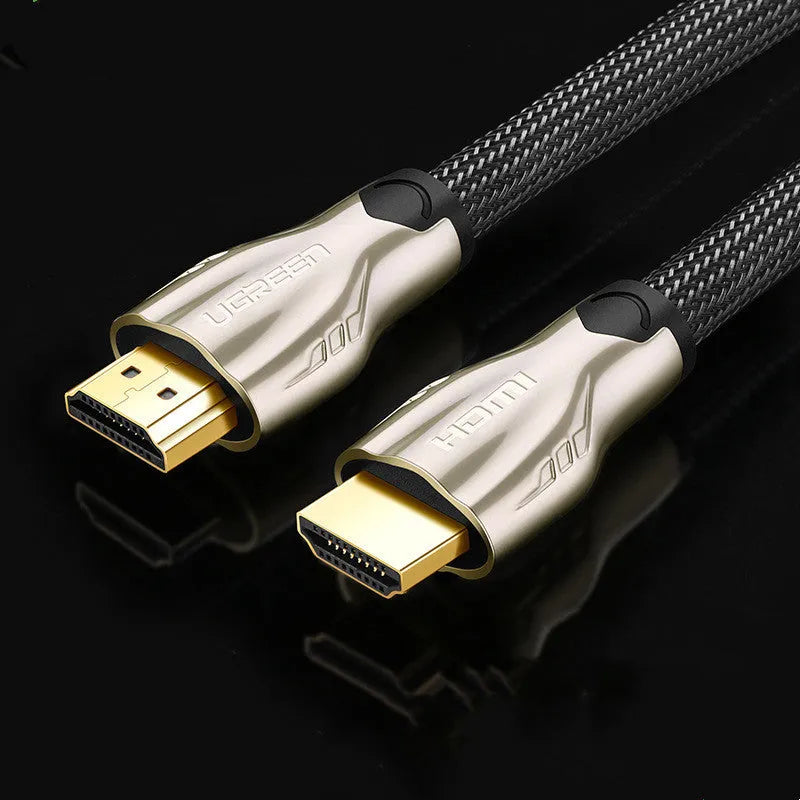 Gold-plated HDMI cable with black PVC cover available in lengths from 0.5 to 5 metres