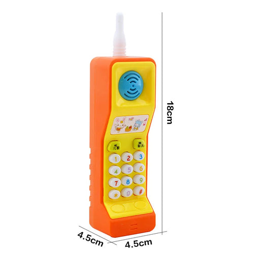 Children's educational sound and light toy with cartoon animal design for 3-year-olds