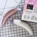Rose gold and white electric blackhead suction pore cleanser for face and nose