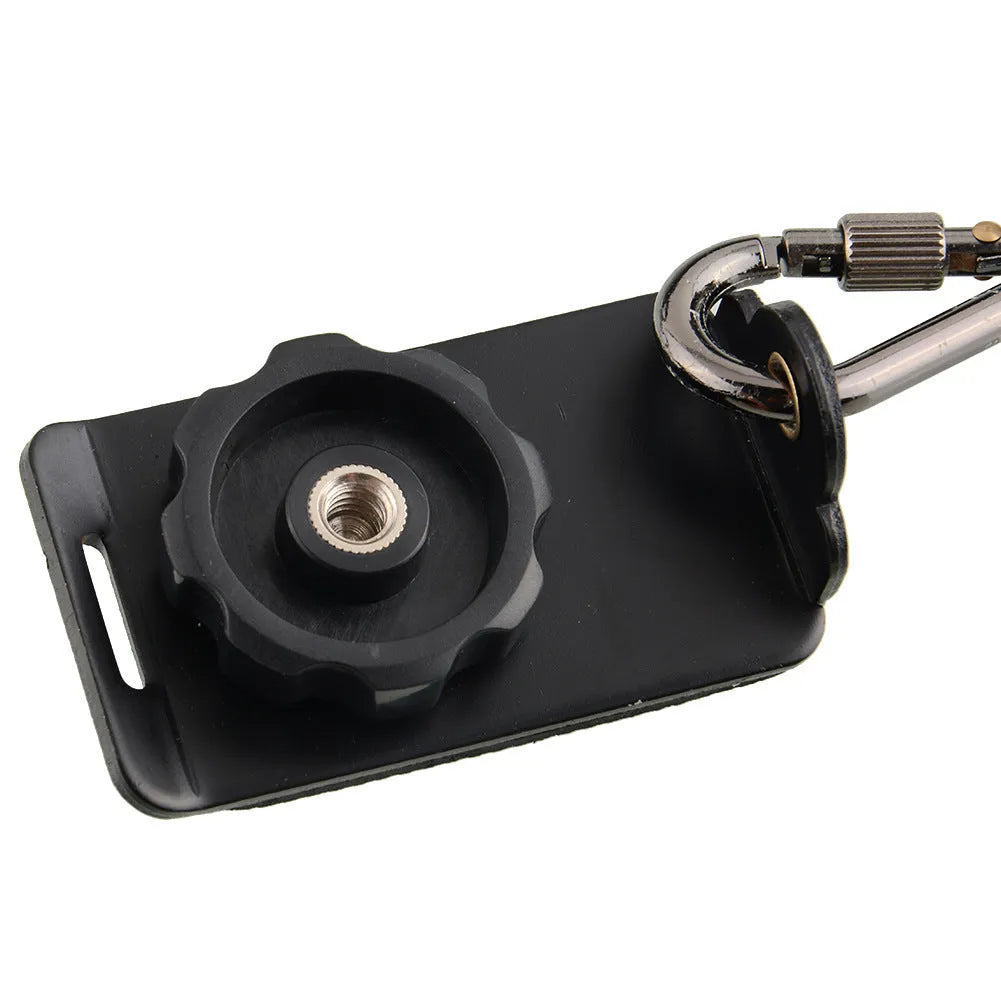 Black dual shoulder strap for carrying two professional SLR cameras simultaneously.