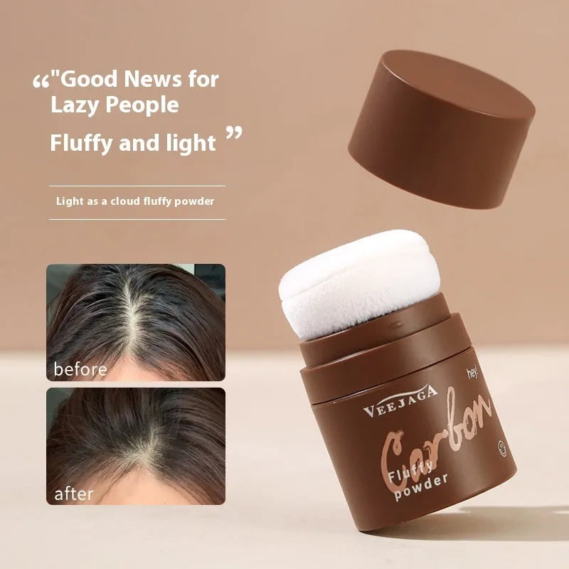 Veejaga Mattifying Powder compact for hairline and face oil control in transparent and brown shades.