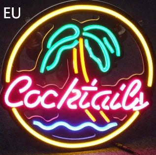 LED coffee neon billboard advertising light with mixed colour illumination for commercial decoration