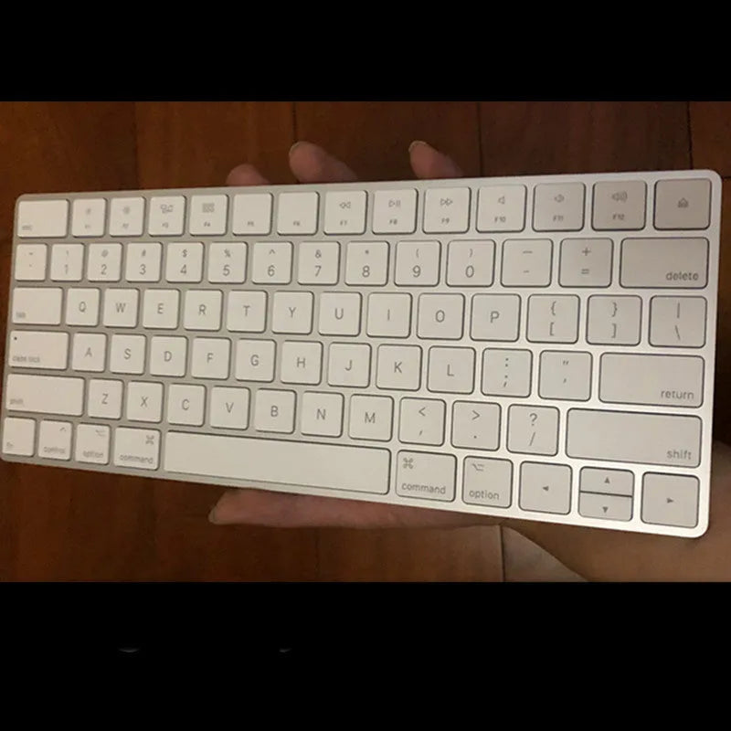 Apple G6 Bluetooth wireless keyboard in white with ultra-thin metal construction