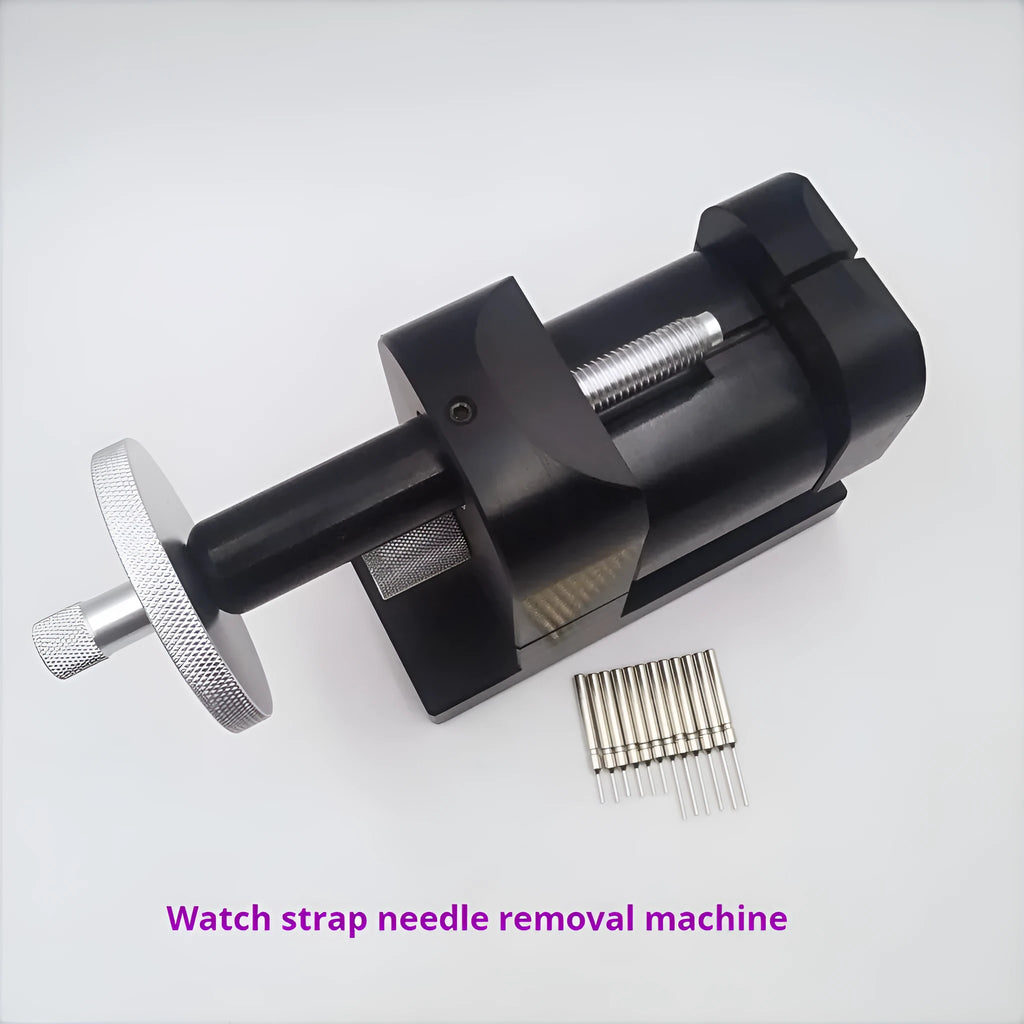 Alloy steel watch strap stripping machine with 12-piece components for professional watch repair