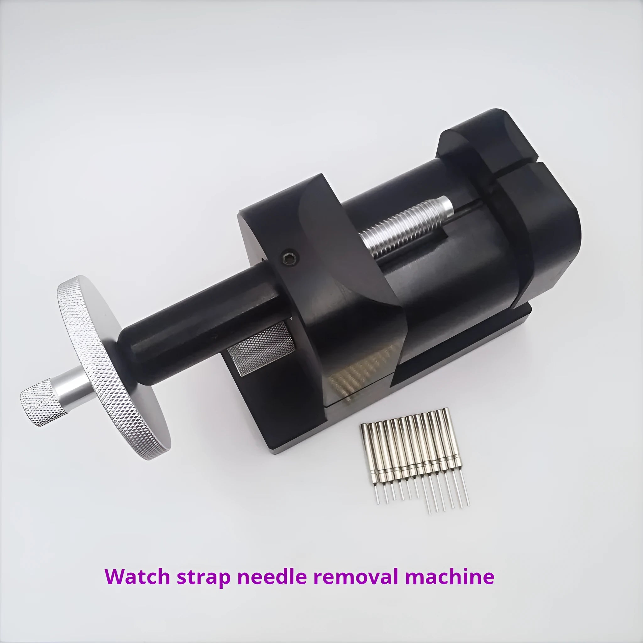 Alloy steel watch strap stripping machine with 12-piece components for professional watch repair