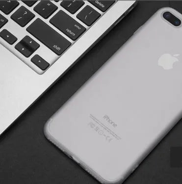 TPU silicone iPhone case for Apple 7 and 8 models in black, blue, red or white