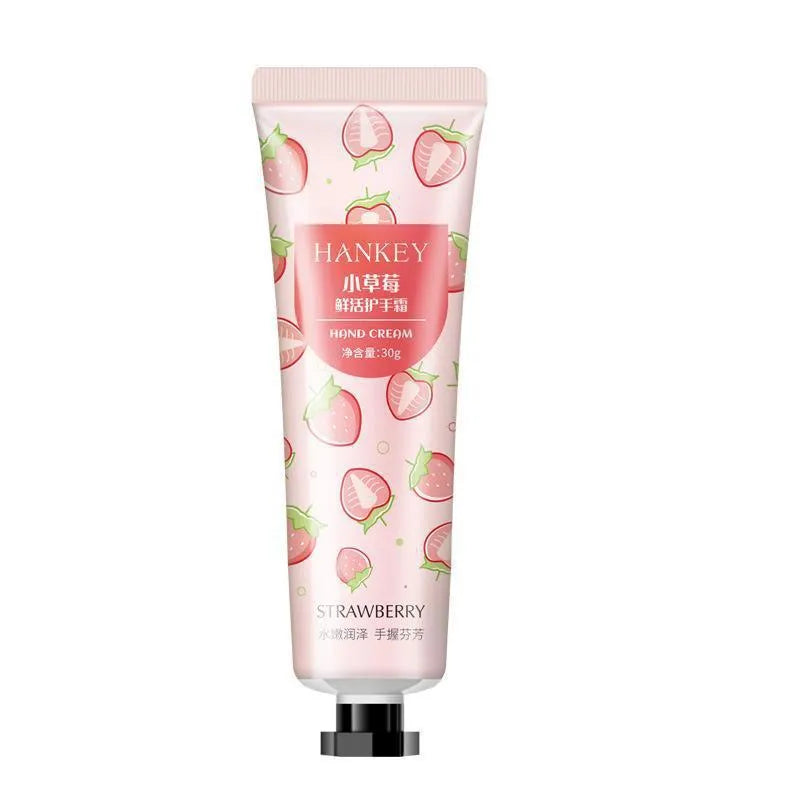 30g fruit scented hand cream tube for moisturising dry skin