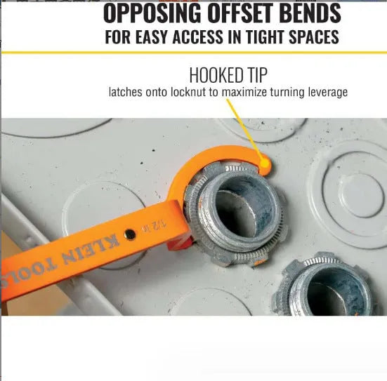 Three magnetic suction wrenches in orange, grey, and black colours showing size differences