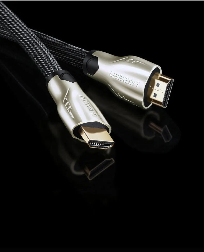 Gold-plated HDMI cable with black PVC cover available in lengths from 0.5 to 5 metres